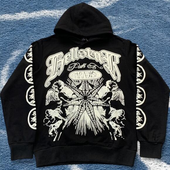 HELLSTAR STUDIOS VICTORY HOODIE Men Large Size